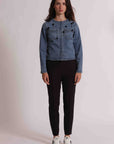 mimi mua - Giubbino corto denim - ZDAO6635