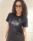 influencer italia - Shirt influencer in cotone
Dettaglio in paillettes e strass
Maniche corte - 03G0194