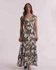 mimi mua - Vestito fantasia foglia fiore - JJAO-4475