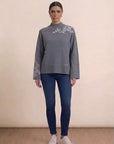 - maglia a manica lunga mezzo collo - mg206