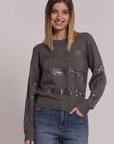 mimi mua - maglia con pailettes - afap-3851