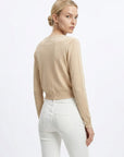influencer italia - cardigan in filo con chiusura fiocco - 05J7748