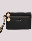 mimi mua - PORTAFOGLIO PICCOLO BASIC CON TIRA ZIP LOGATO - m9-z201649