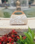 scrilú - Clutch piccola in rafia - BOR2