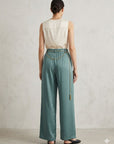 influencer italia - pantalone morbido modello palazzo - 05Y164