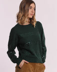 mimi mua - maglia con pailettes - afap-3851