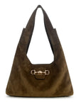 GUESS - Borsa a braccio scamosciata modello sunset - sg231402