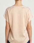 giorgia e johns - blusa dettagli pizzo - 30067
