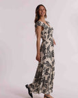 mimi mua - Vestito fantasia foglia fiore - JJAO-4475