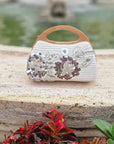 scrilú - Clutch piccola in rafia - BOR2