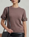 scrilù - shirt manica corta a costine - mg204