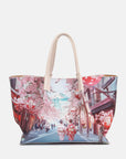ynot - Yes Bag Borsa Shopping Medium Stampa Napoli, Parigi e Tokyo.
L 35,00 x P 15,50 x H 23,00 - YES708S6a