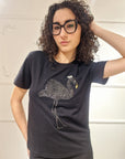 influencer italia - Shirt influencer in cotone
Dettaglio in paillettes e strass
Maniche corte - 03G0194
