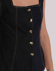 mimi mua - Top denim - ZDAO-6632