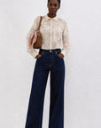 giorgia e johns - Camicia ricamo floreale - 30014