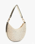 GUESS - Borsa Hobo Tasmin con strass
21x2x17 cm
Manico regolabile e staccabile, lunghezza circa 19 cm. - EG993172