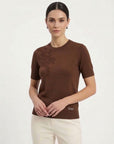 scrilù - Shirt manica corta a costine - mg207