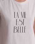 mimi mua - Shirt "la vie est belle" - SHAO-1140