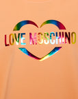 Maglia Love Moschino Felpa W630650E2350 Colore Salmone