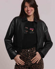 -  giubbino in ecopelle  -  jyap-6675