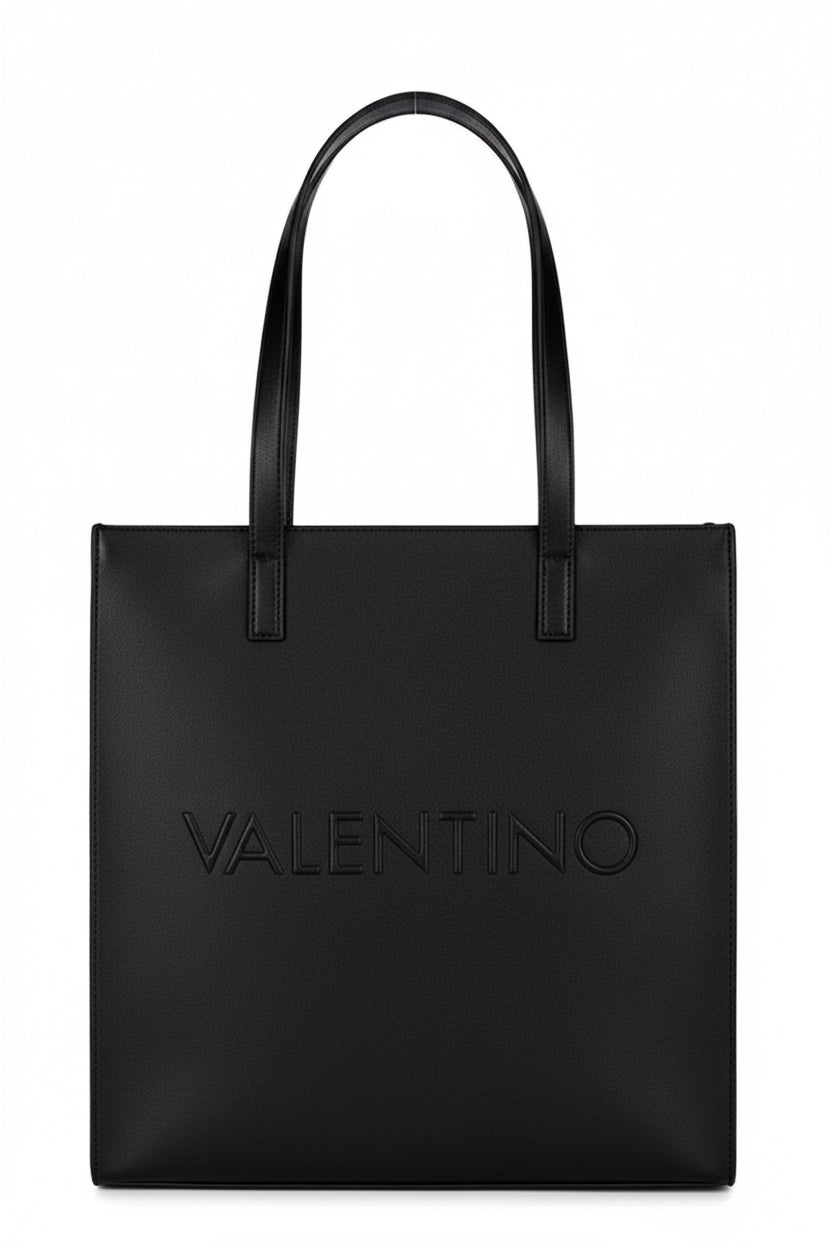 VALENTINO  -  Borsa Valentino in eco pelle effetto saffiano
Modello shopper con chiusura con zip  -  VBS90B01