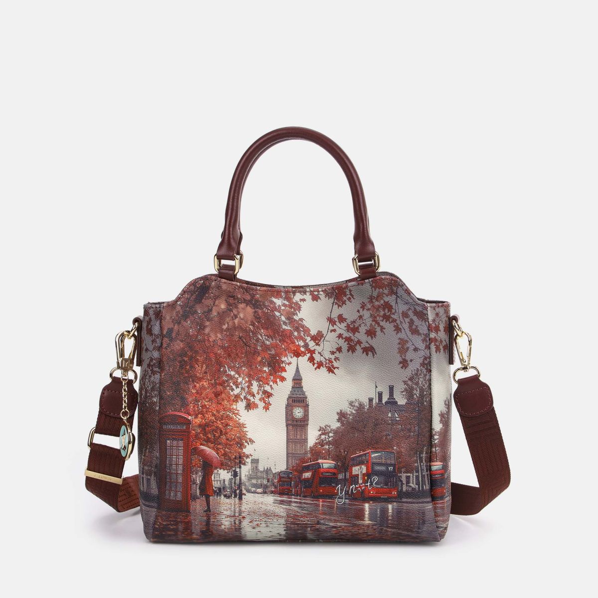 -  Yes Bag Borsa Tote Stampa Città
dimensioni:L 26,00 x P 12,00 x H 22,50  -  yes729f7