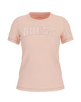 GUESS  -  Shirt scritta strass  -  W5GI04J1314b