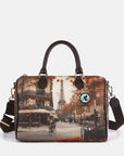 ynot  -  Yes Bag Bauletto Stampa Città
dimensioni:L 30,00 x P 16,50 x H 23,00  -  yes318f7
