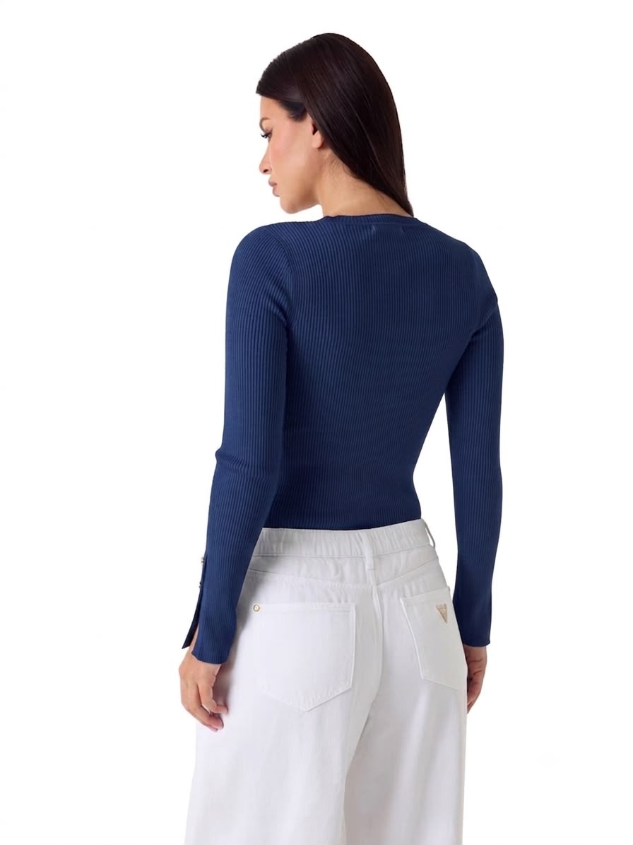 GUESS  -  maglione leggero manica lunga  -  w6yr09z0948