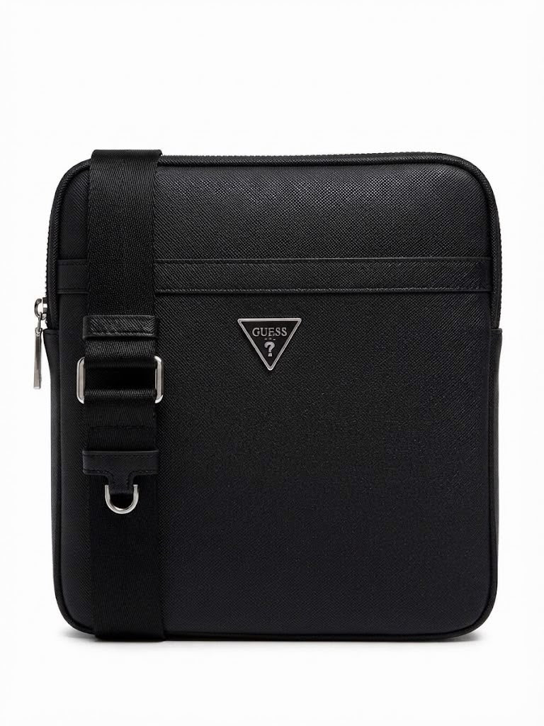 GUESS  -  Borsa A Tracolla Uomo Guess Crossbody Flat Milano  -  hmmislp6423