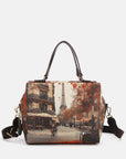 ynot  -  Yes Bag Bauletto Stampa Città
dimensioni:L 28,00 x P 13,50 x H 23,00  -  yes702f7