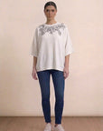 scrilù  -  maglia mezza manica scollo rotondo  -  mg205