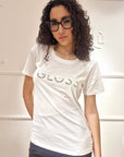 influencer italia  -  Shirt influencer 
Dettaglio scritta in paillettes
Maniche corte  -  03AB186