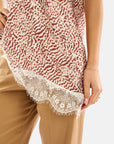 giorgia e johns  -  Top maculato pizzo  -  30030