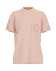 GUESS  -  Shirt in cotone manica corta stampa perle  -  W6GI17K3037