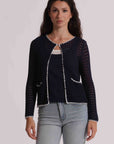 mimi mua  -  Cardigan Traforato  -  AFAO-3782