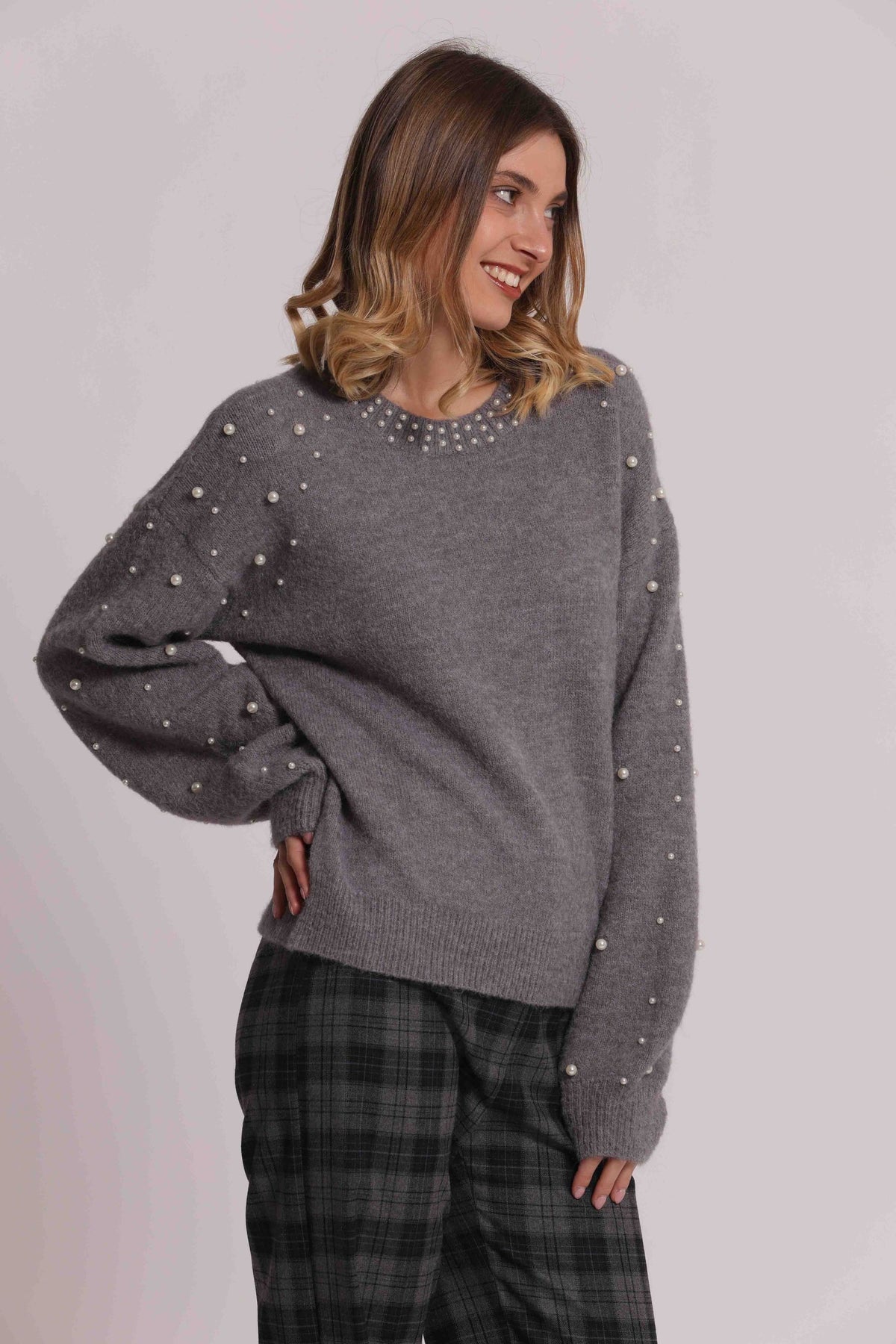 mimi mua  -  maglioncino maniche lunghe  -  afap-3844