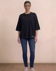 scrilù  -  maglia mezza manica scollo rotondo  -  mg205