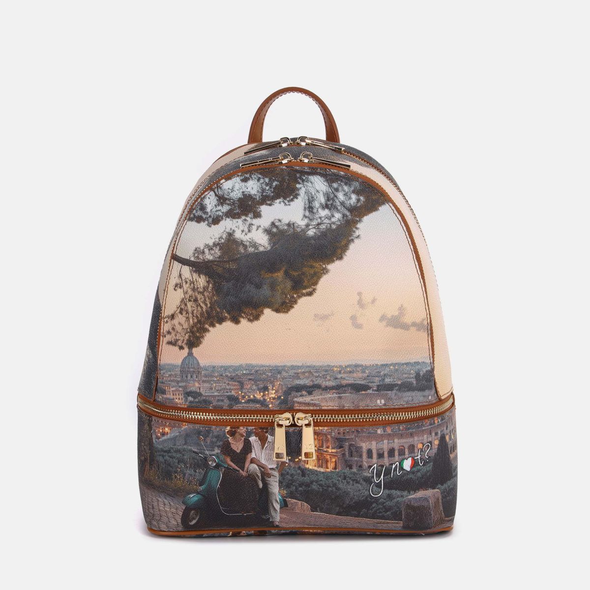 ynot  -  Yes Bag Zaino Stampa Città
dimensioni:L 25,00 x P 13,00 x H 32,00  -  yes648f7