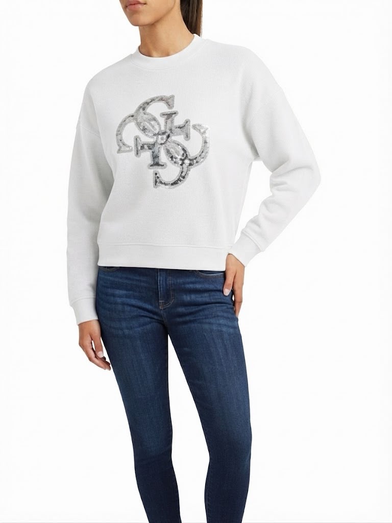 GUESS  -  golfino manica lunga  -  w6br52z1453