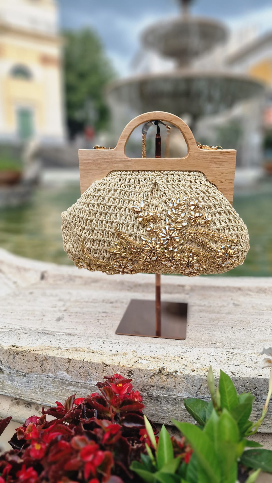 scrilù  -  Borsa in rafia  -  BOR6