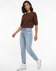scrilù  -  shirt manica corta con strass  -  Mg213