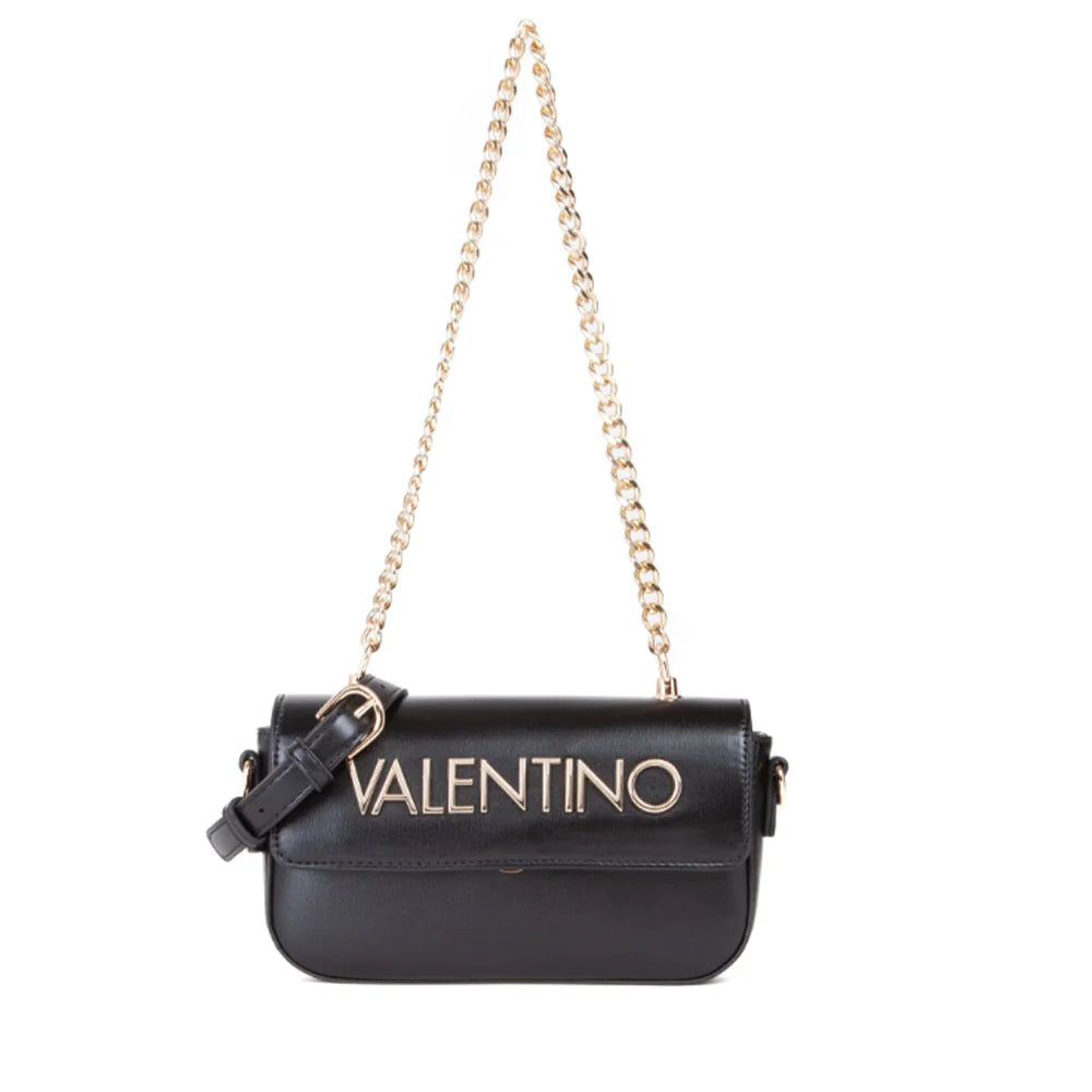 VALENTINO  -  Articolo: VBS8H309
Misure: 12,5 x 21,5 x 4 cm
Materiale: Ecopelle
Colore: Nero
Interni: Unico scomparto
Chiusura: Pattina e Clip 
Collezione: Nuova Collezione Nammos Re  -  VBS8H309