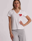 mimi mua  -  Shirt Cuore  -  SFAO-1951