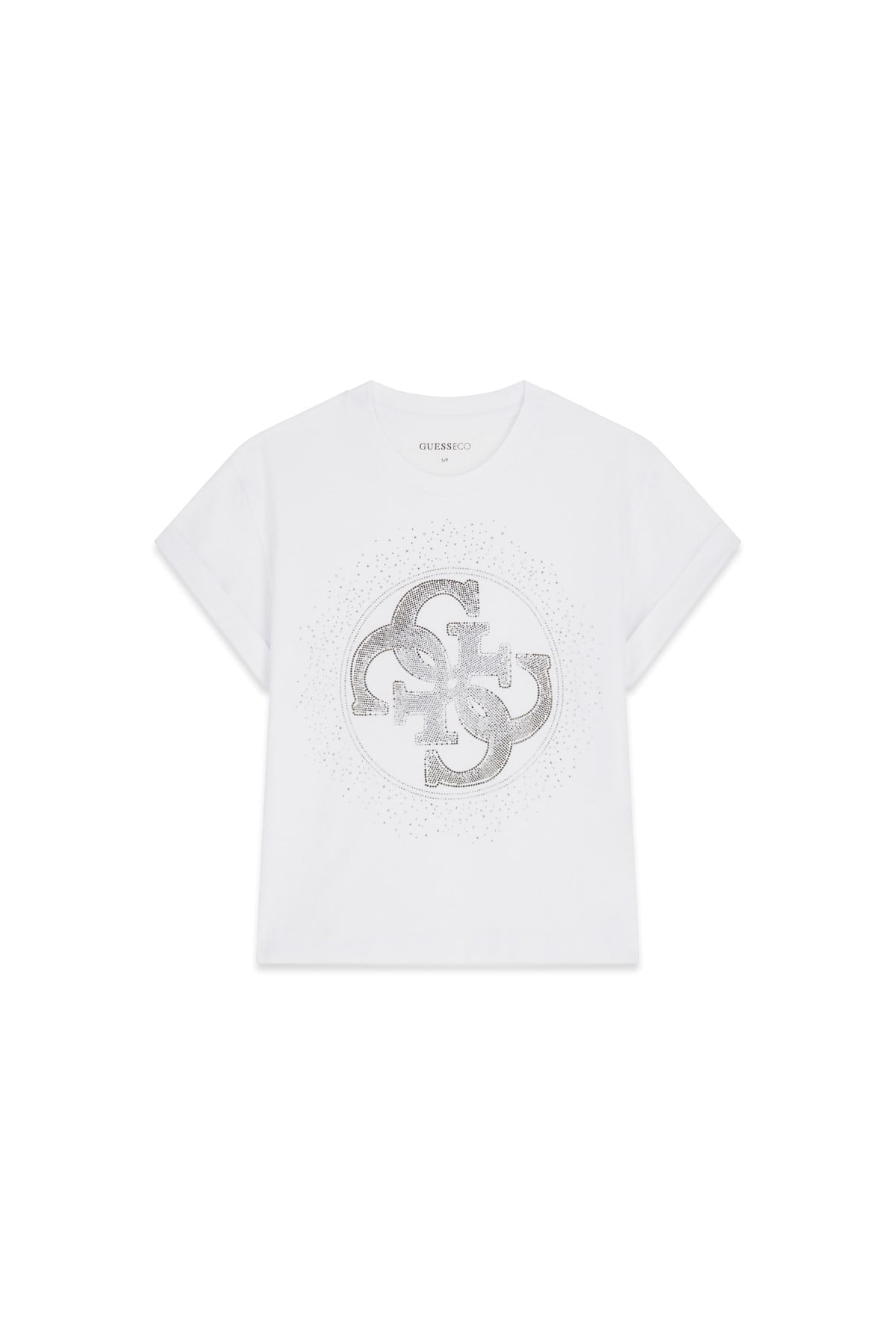 -  Shirt con strass  -  w6yi18k4331