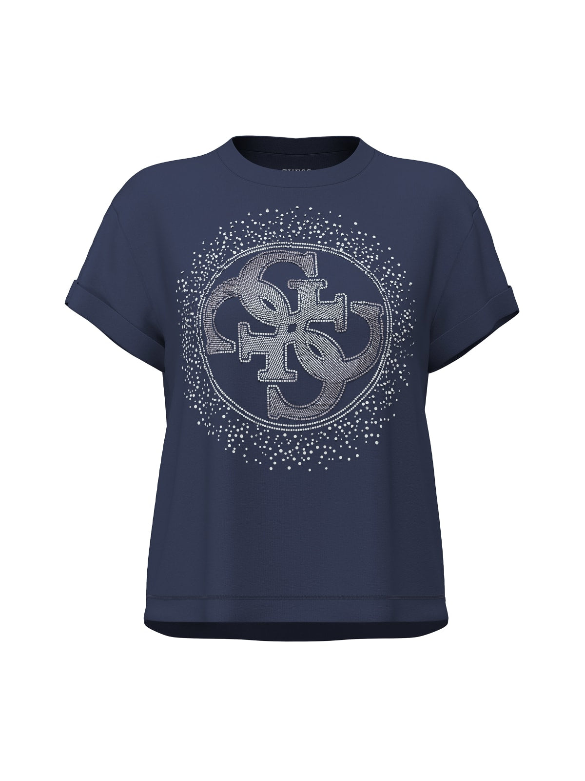 -  Shirt con strass  -  w6yi18k4331