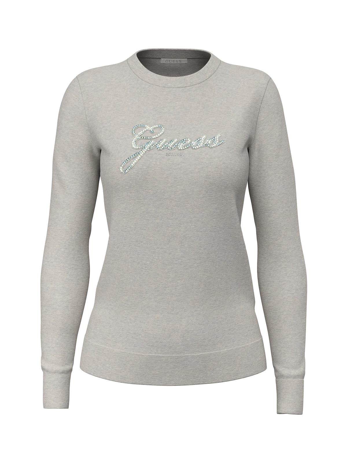 GUESS  -  Maglia in cotone manica lunga  -  w6br53z1454