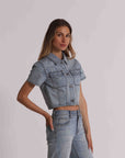 mimi mua  -  Maglia denim  -  ZDAO-6634