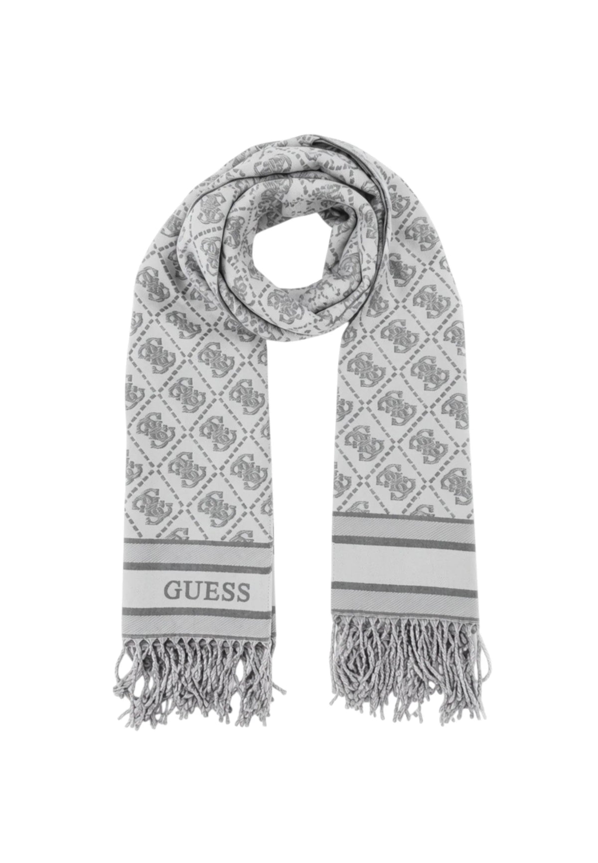 GUESS  -  sciarpa con logo 
dimensioni: 190 x 65 cm  -  aw5665pol03
