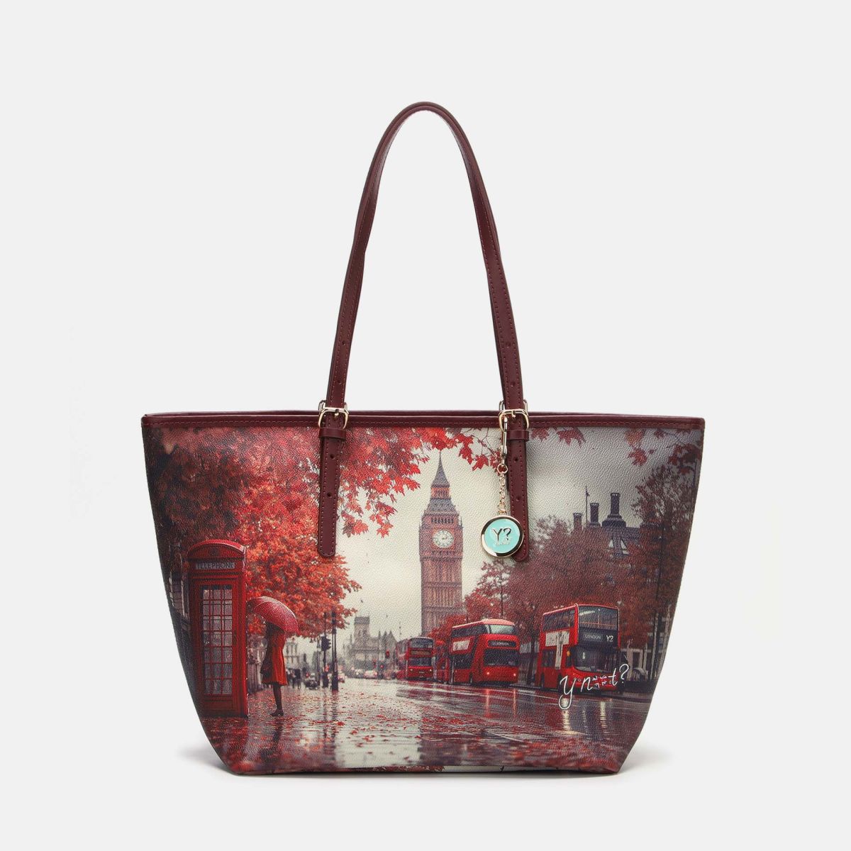 ynot  -  Borsa Shopping Stampa Città
dimensioni:L 44,50 x P 17,00 x H 27,50  -  yes722f7